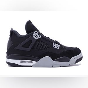 Jordan 4 black canvas